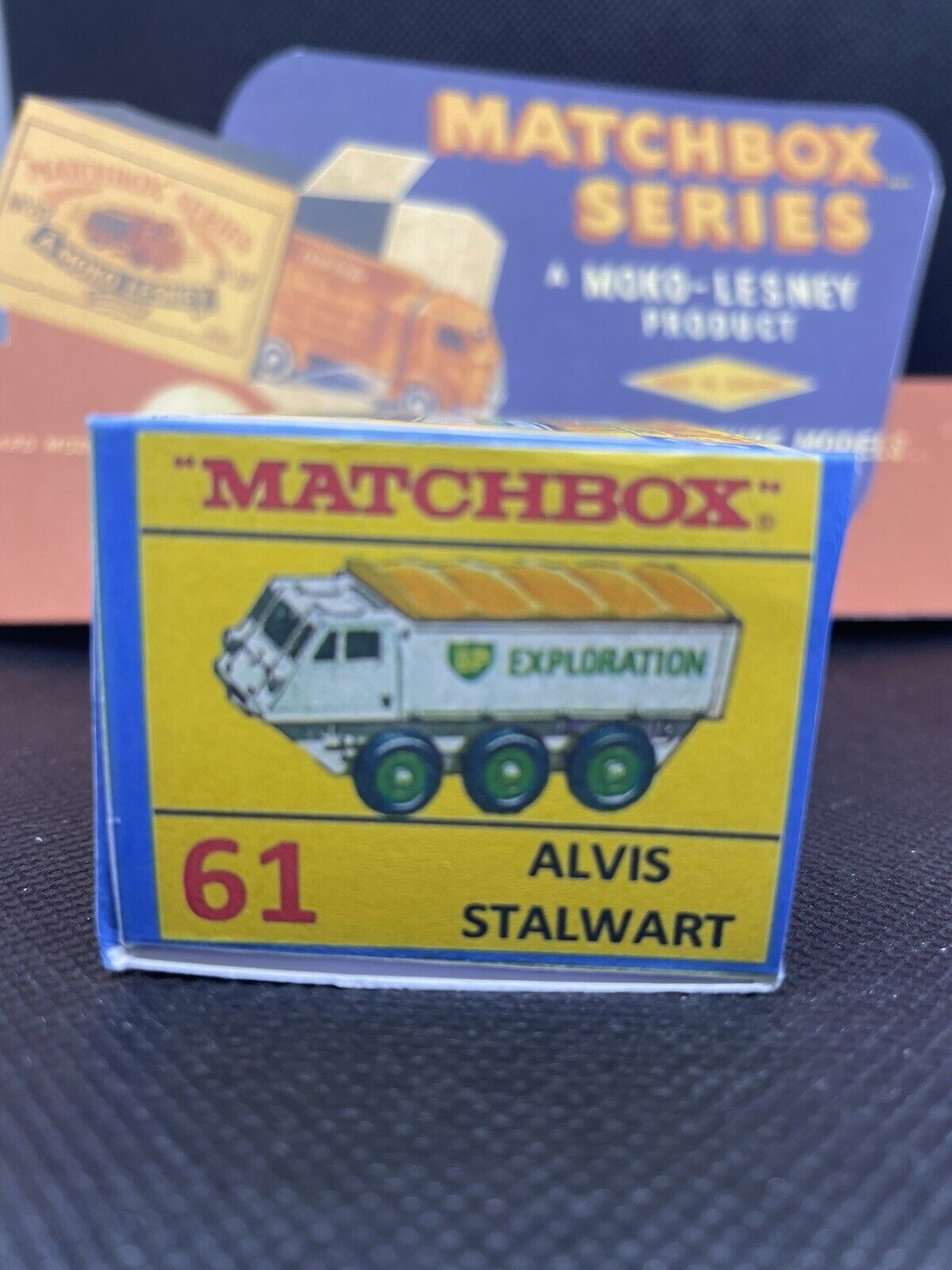 Matchbox Lesney No 61 Alvis Stalwart Explorer Empty Repro Box
