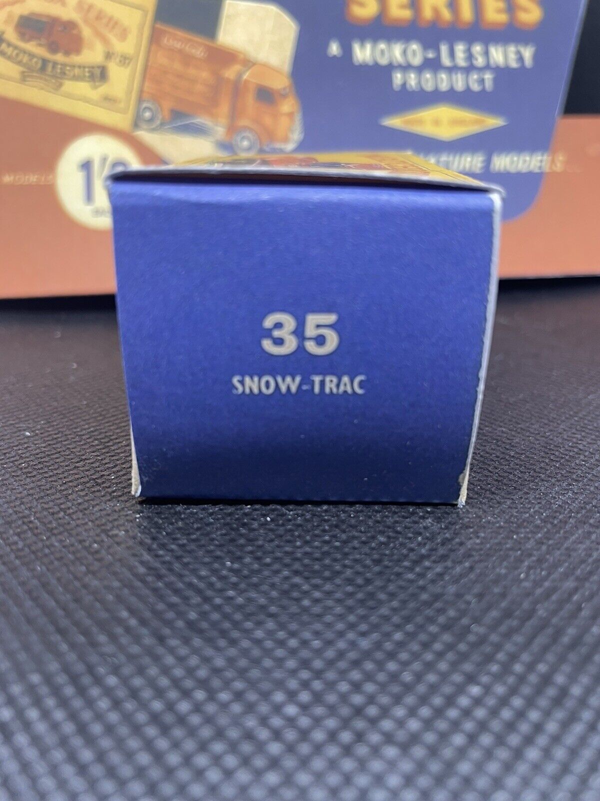 Matchbox Lesney No 35 Snow-Trac empty Repro Box